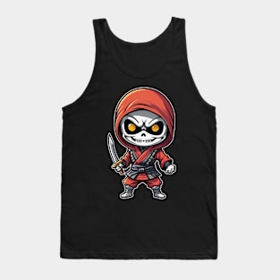 Skeleton Ninja 3 Tank Top